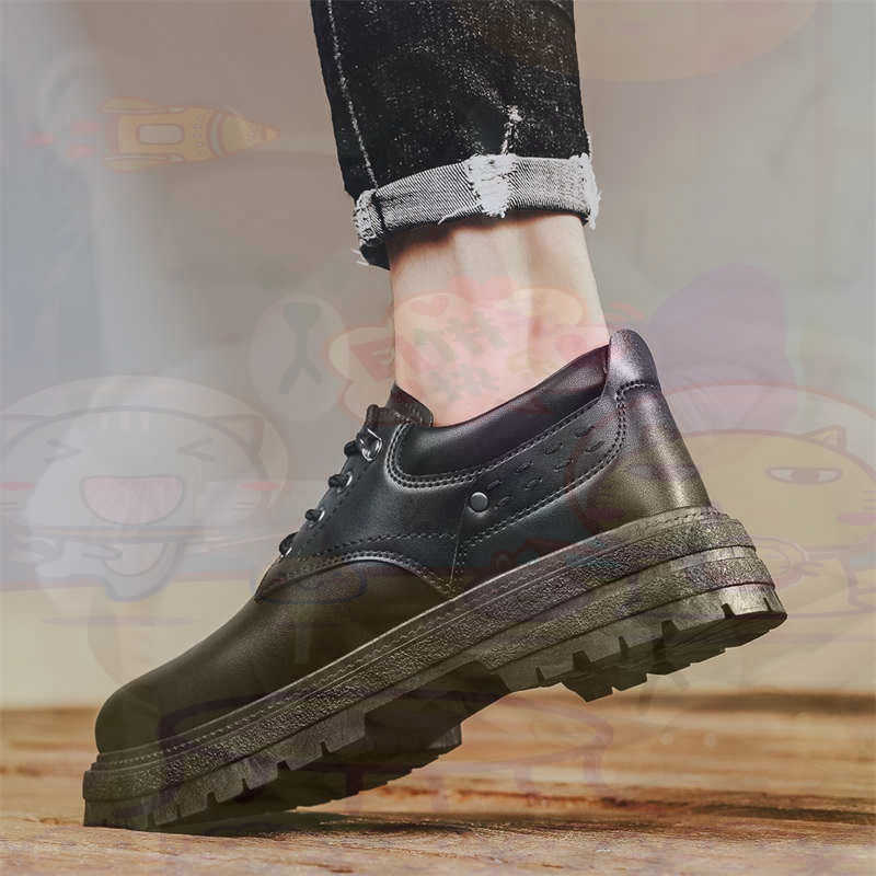 Travel Accessories Gift Ideas - Dark Natural Leather Fashion Trainers Tennis