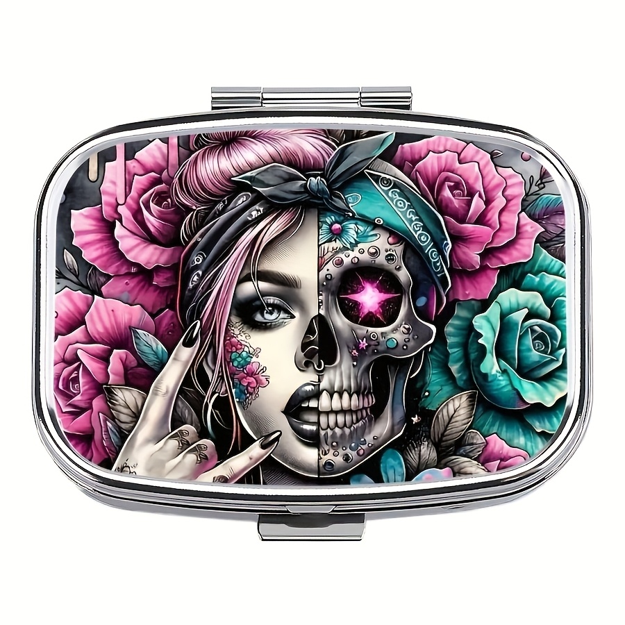 Travel Accessories Gift Ideas - 1PCS, Personal Pill Storage Box with