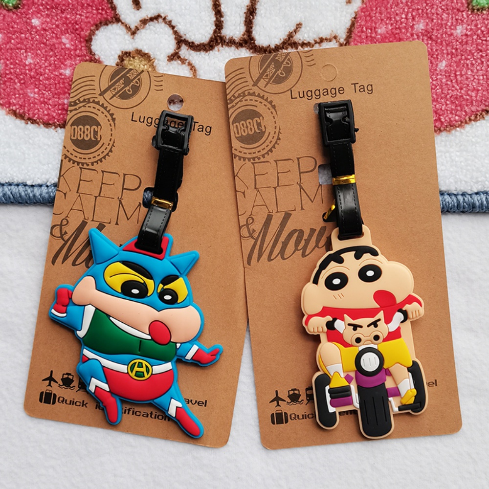 Travel Accessories Japan - Hot Crayon Shin-chan Luggage Tag PVC