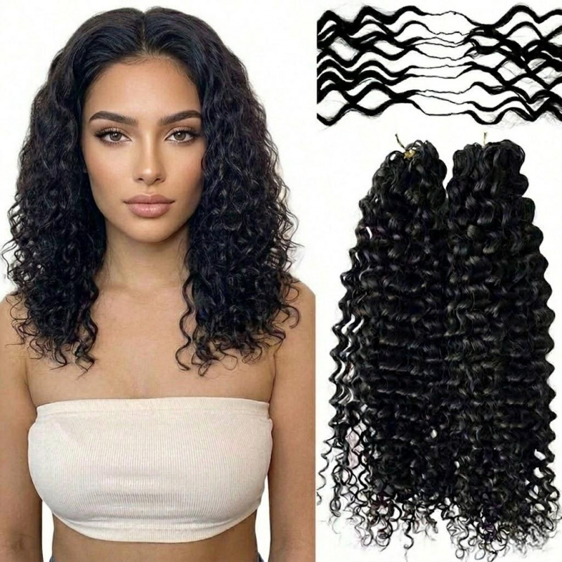 Travel Accessories For Women - Water Wave Synthetic Feather Crochet 16