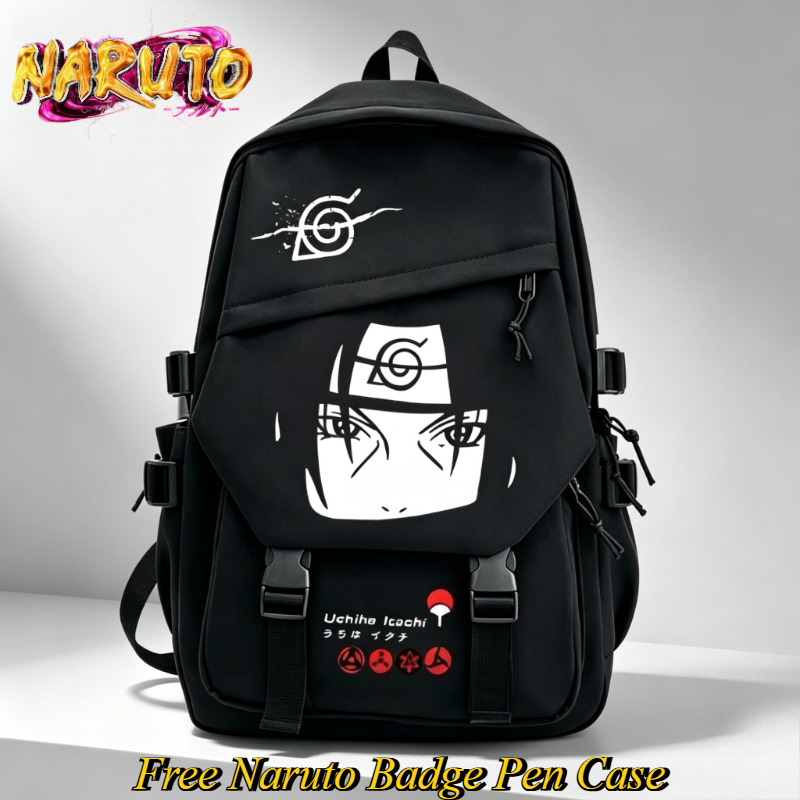 Travel Accessories Japan - NARUTO Cartoon Backpack Two-dimensional Student School