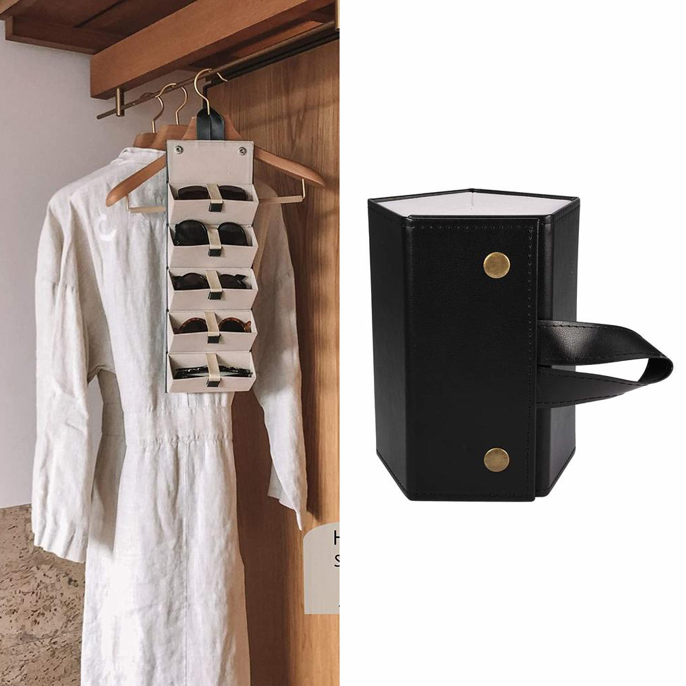 Travel Accessories Gift Ideas - Glasses Storage Eyewear Holder Travel Case