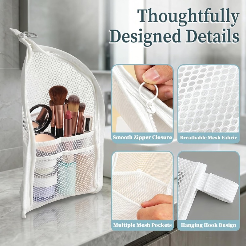 Mesh Toiletry Bag Breathable Q - đánh giá và giá Travel Accessories Organizer