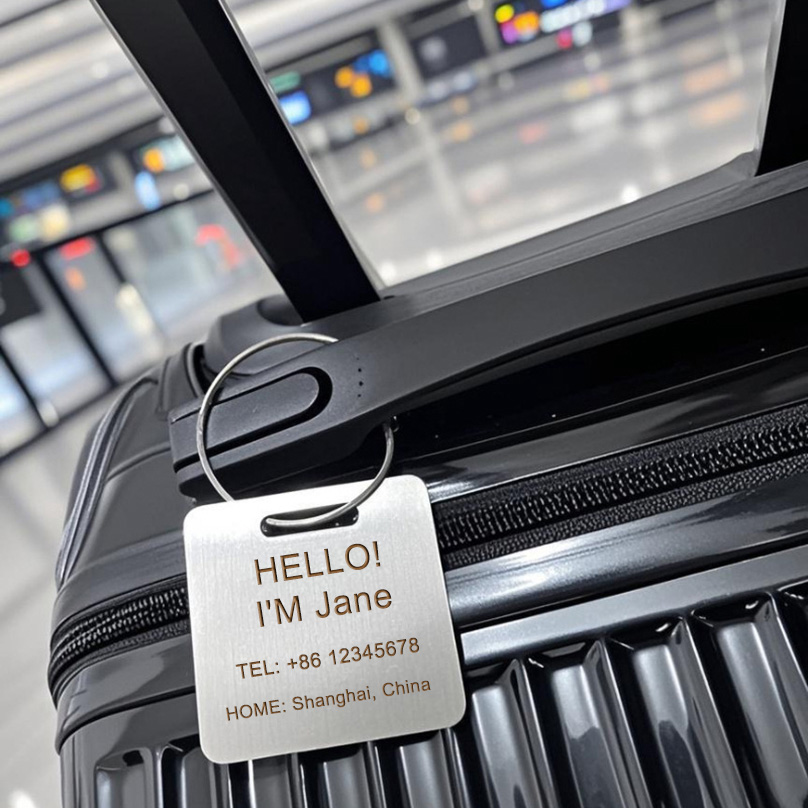 Custom Name Luggage Tag Laser  - đánh giá và giá Travel Accessories Organizer