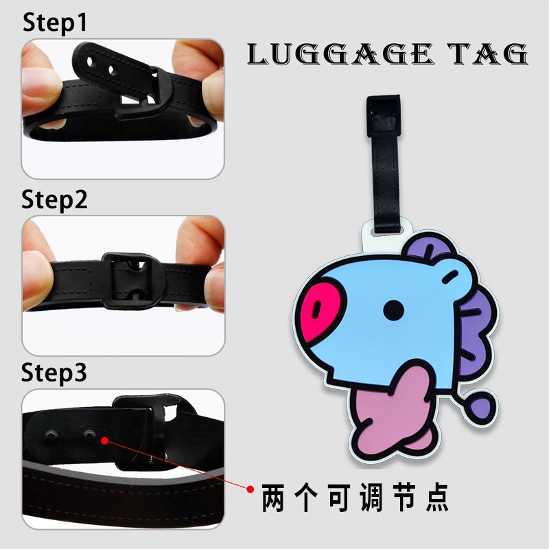 BT21 cartoon cute keychain Kaw - đánh giá và giá Travel Accessories Organizer