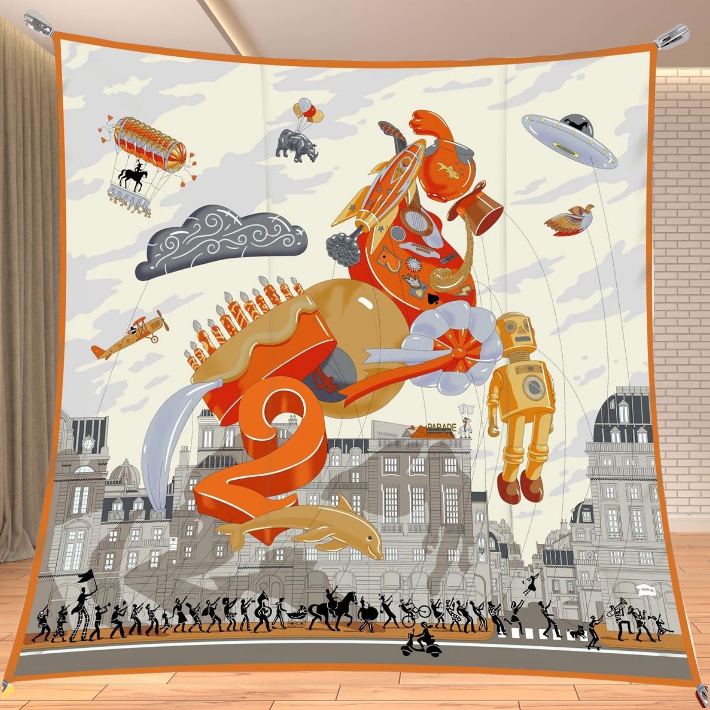 90cm Twill Silk Like Square Sc - đánh giá và giá Travel Accessories For Women
