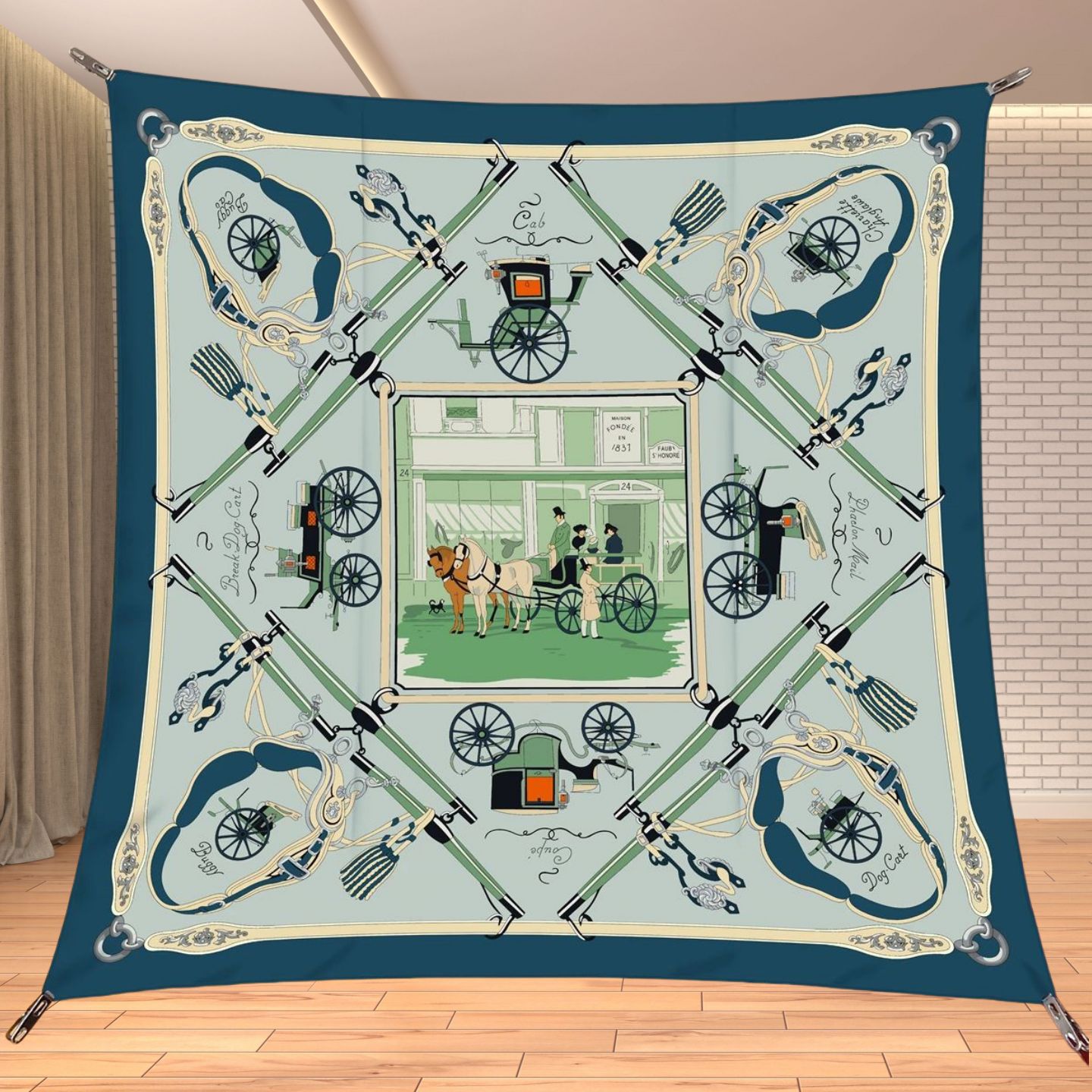 90cm Twill Silk Like Square Sc - đánh giá và giá Travel Accessories For Women
