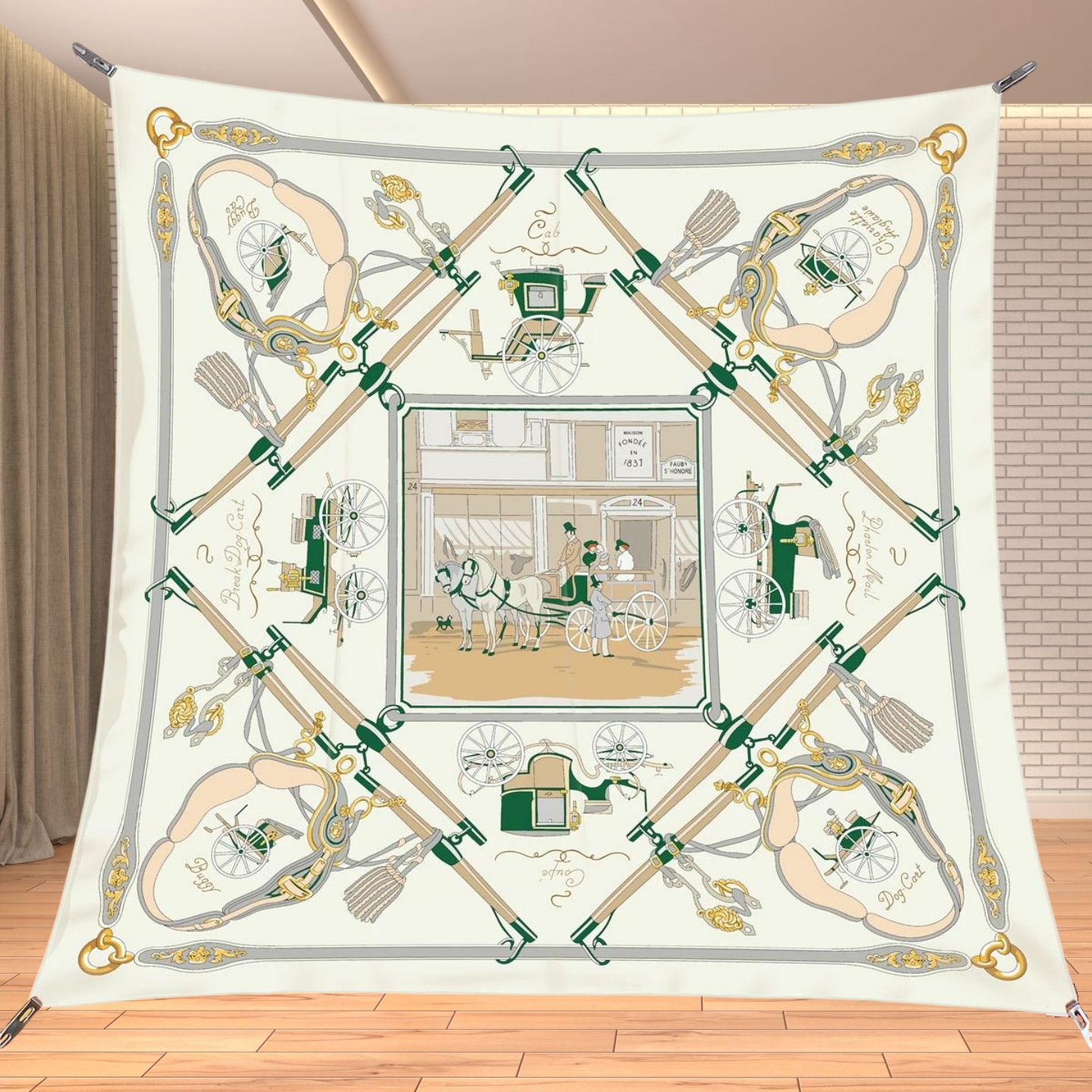 90cm Twill Silk Like Square Sc - đánh giá và giá Travel Accessories For Women