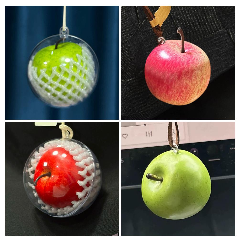 Cute Realistic Fruit Apple Key - đánh giá và giá Travel Accessories Meaning