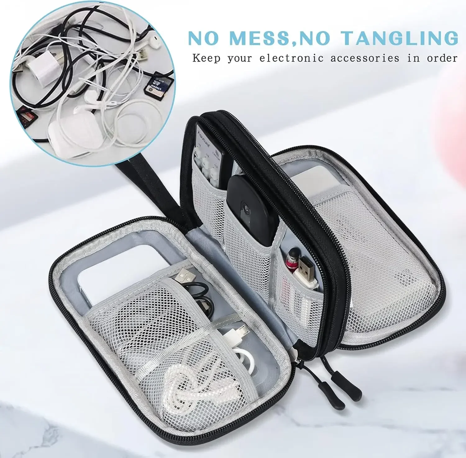 Travel Cable Bag Portable Digi - đánh giá và giá Travel Accessories Organizer