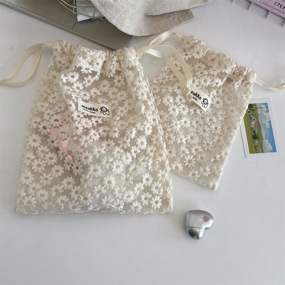 Lace Embroidered Daisy Mesh Dr - đánh giá và giá Travel Accessories Organizer