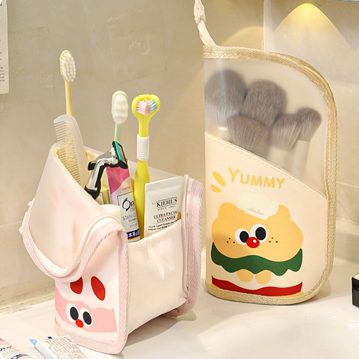 1Pcs Cosmetic Bag Travel Stand - đánh giá và giá Travel Accessories Organizer