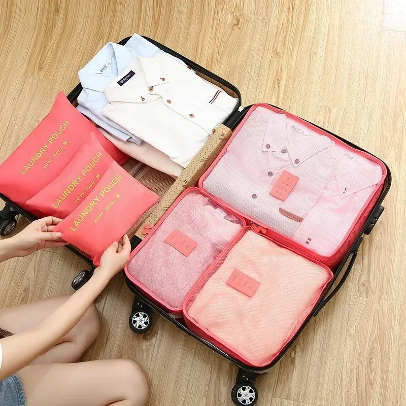 6pcs Set Travel Storage Bags S - đánh giá và giá Travel Accessories Kit Bag