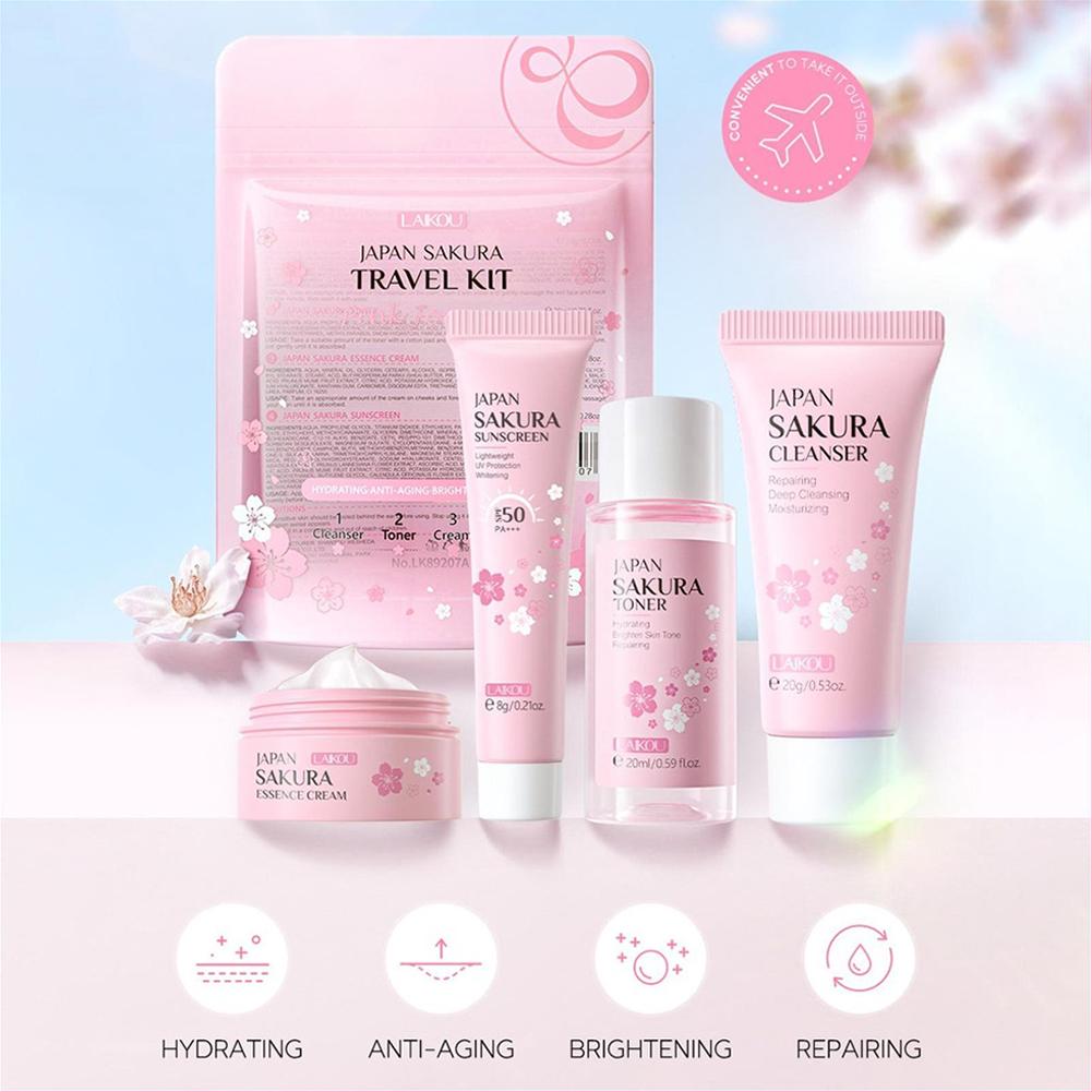 Sakura Skin Care Set facial Cl - đánh giá và giá Travel Accessories Japan