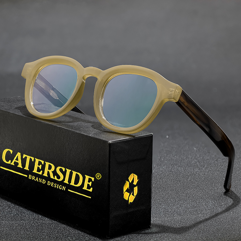 CATERSIDE Round Glasses Frame  - đánh giá và giá Travel Reading Accessories