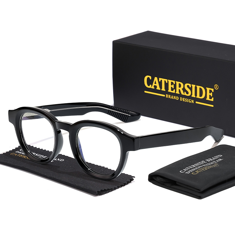 CATERSIDE Round Glasses Frame  - đánh giá và giá Travel Reading Accessories