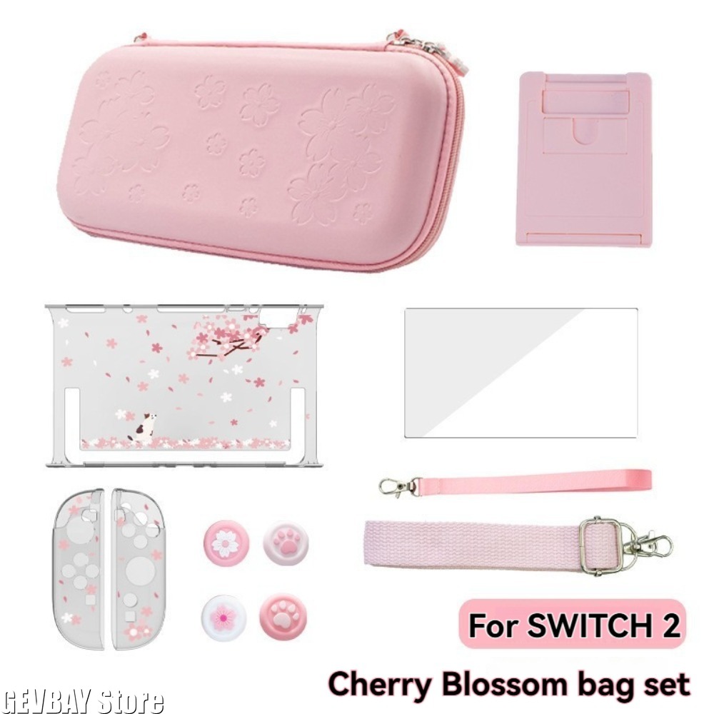 PU  Sakura Pink Shell Portable - đánh giá và giá Travel Accessories Kit Bag